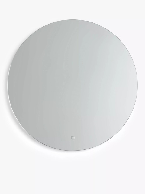John Lewis Halo Illuminated Round Bathroom Mirror - image 1