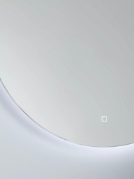 John Lewis Halo Illuminated Round Bathroom Mirror - thumbnail 3
