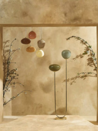 MADE Adrienne Glass Shades Floor Lamp, Green - thumbnail 3