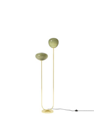 MADE Adrienne Glass Shades Floor Lamp, Green