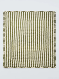John Lewis x Sanderson Pinetum Quilted Frilled Bedspread - thumbnail 3