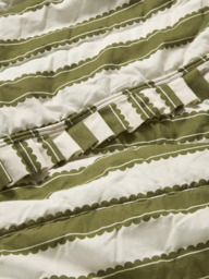 John Lewis x Sanderson Pinetum Quilted Frilled Bedspread - thumbnail 4