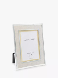 "Laura Ashley Harrison Linen Photo Frame, 5 x 7"" (13 x 18cm)"