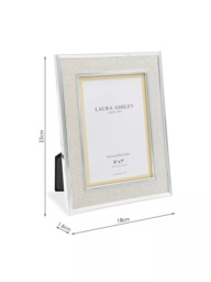"Laura Ashley Harrison Linen Photo Frame, 5 x 7"" (13 x 18cm)" - thumbnail 6