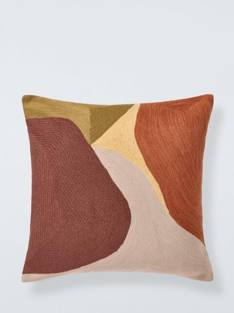 John Lewis Crest Cushion, Multi - image 1