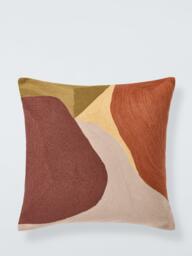 John Lewis Crest Cushion, Multi - thumbnail 1