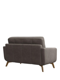 John Lewis Barbican Small 2 Seater Leather Sofa, Light Leg - thumbnail 4