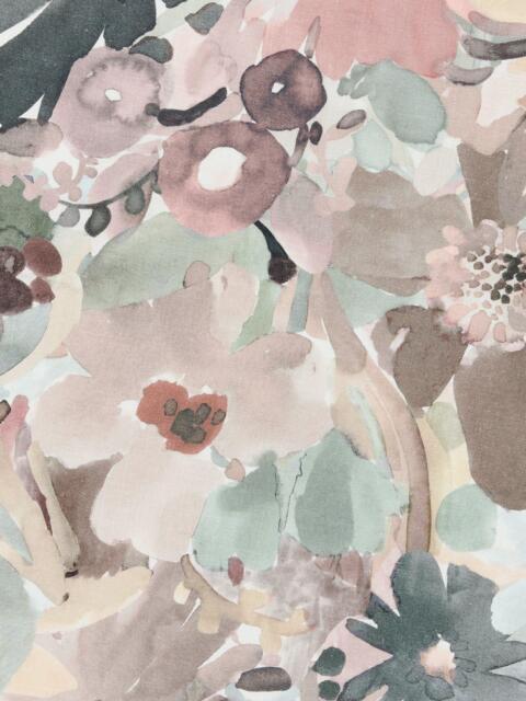 John Lewis Martha Floral Made to Measure Curtains or Roman Blind, Multi - image 1