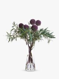 Dartington Crystal Gladioli Glass Vase, H36cm, Clear - thumbnail 2