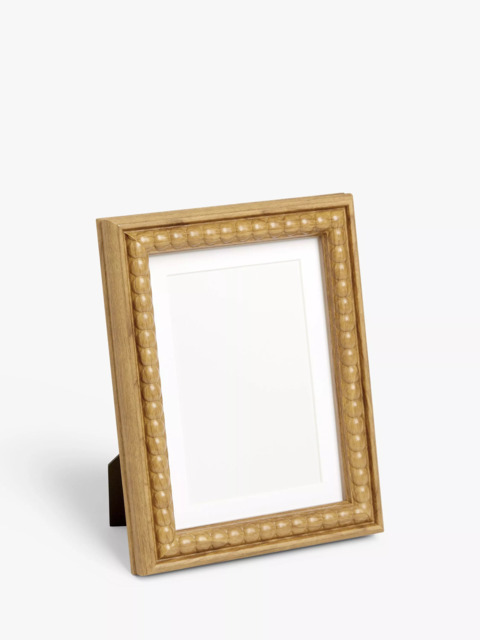 John Lewis Step Edge Wood-Effect Photo Frame & Mount, Natural - image 1
