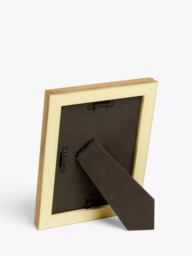 John Lewis Step Edge Wood-Effect Photo Frame & Mount, Natural - thumbnail 3
