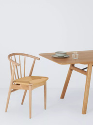 John Lewis Kinross II Dining Chair, Oak/Woven Seat - thumbnail 6