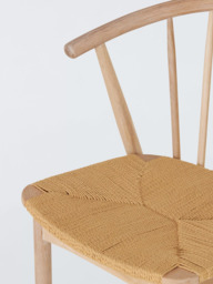 John Lewis Kinross II Dining Chair, Oak/Woven Seat - thumbnail 5