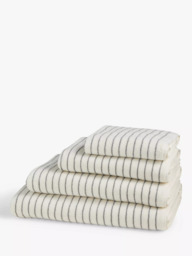 John Lewis Egyptian Fine Stripe Towels - thumbnail 1