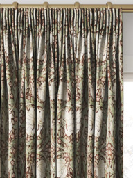 William Morris At Home Pimpernel Made to Measure Curtains or Roman Blind, Brick - thumbnail 2
