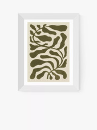 EAST END PRINTS Alisa Galitsyna 'Hundred Leaved Plant' Framed Print