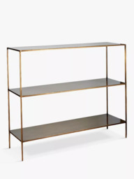 nkuku Mahi Console Table, Antique Brass - thumbnail 4