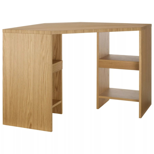 John Lewis Abacus Corner Desk, FSC-Certified (Oak Veneer), Natural - image 1