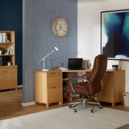 John Lewis Abacus Corner Desk, FSC-Certified (Oak Veneer), Natural - thumbnail 6