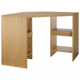 John Lewis Abacus Corner Desk, FSC-Certified (Oak Veneer), Natural