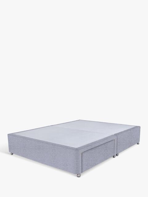 John Lewis Non-Sprung Upholstered 2 Drawer Divan Base, King Size - image 1