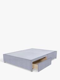 John Lewis Non-Sprung Upholstered 2 Drawer Divan Base, King Size - thumbnail 2