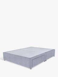John Lewis Non-Sprung Upholstered 2 Drawer Divan Base, King Size