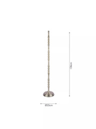 Laura Ashley Corey Floor Lamp, Antique Brass - thumbnail 4