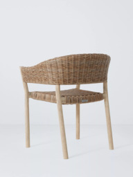 John Lewis Burford Garden Woven Dining Chairs, Set of 2, FSC-Certified (Acacia Wood), Natural - thumbnail 4