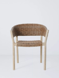 John Lewis Burford Garden Woven Dining Chairs, Set of 2, FSC-Certified (Acacia Wood), Natural - thumbnail 2