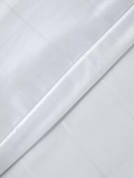 John Lewis Satin Stripe Organic Cotton 400 Thread Count Duvet Cover Set, White - thumbnail 3