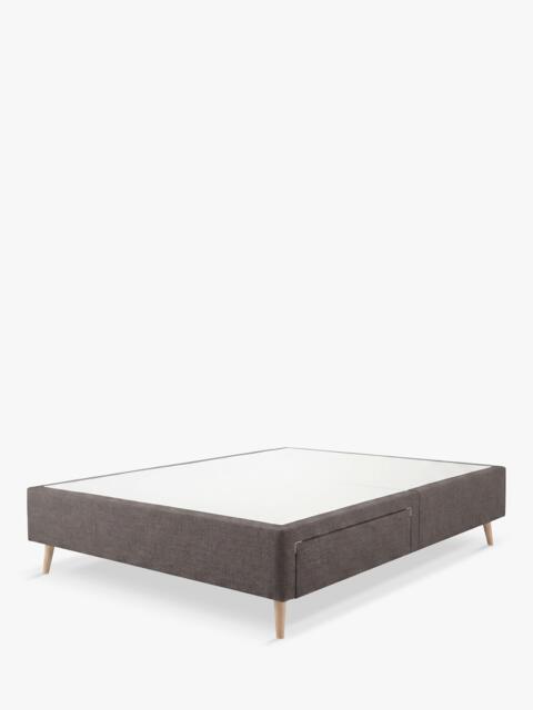 Silentnight Non-Sprung Upholstered  2 Drawer Slimline Divan Base, King Size - image 1