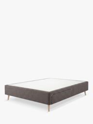 Silentnight Non-Sprung Upholstered  2 Drawer Slimline Divan Base, King Size - thumbnail 1
