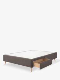 Silentnight Non-Sprung Upholstered  2 Drawer Slimline Divan Base, King Size - thumbnail 2