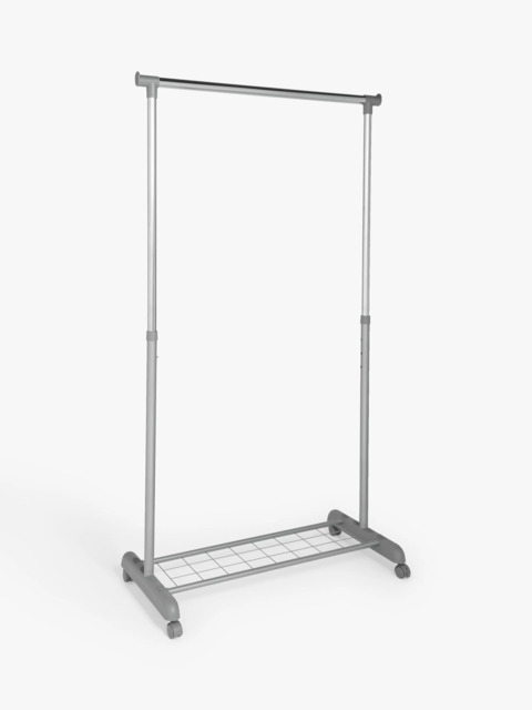 John Lewis Single Height Adjustable Clothes Rail
