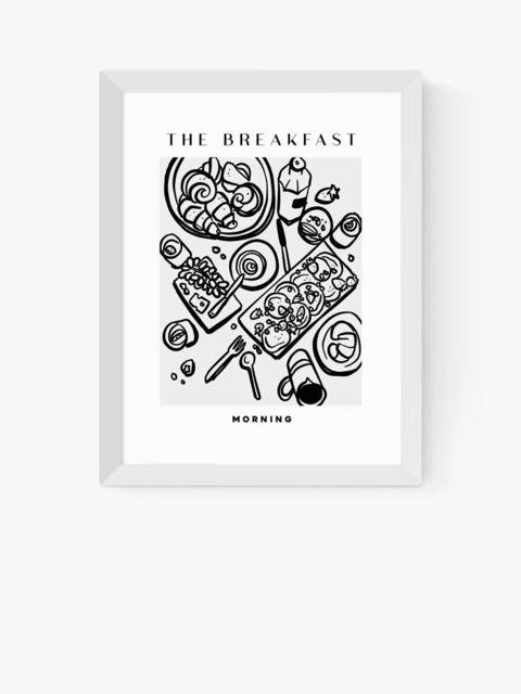 EAST END PRINTS SimplyExtraJordanary 'The Breakfast' Framed Print