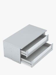 John Lewis Newlyn Wardrobe Internal Drawers with Glass Fronts, Set of 2 - thumbnail 4