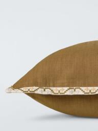 John Lewis Embroidered Border Cushion - thumbnail 4