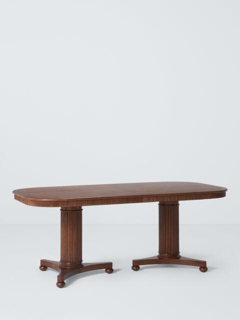 John Lewis Elder Rectangular 8-10 Seater Extending Dining Table, Walnut Finish - image 1
