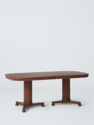 John Lewis Elder Rectangular 8-10 Seater Extending Dining Table, Walnut Finish