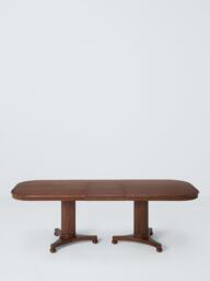 John Lewis Elder Rectangular 8-10 Seater Extending Dining Table, Walnut Finish - thumbnail 5
