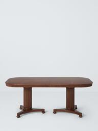 John Lewis Elder Rectangular 8-10 Seater Extending Dining Table, Walnut Finish - thumbnail 3