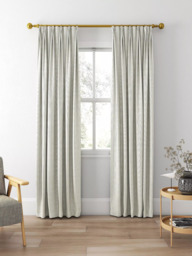 Clarke & Clarke Maryland Made to Measure Curtains or Roman Blind, Charcoal/Natural - thumbnail 5