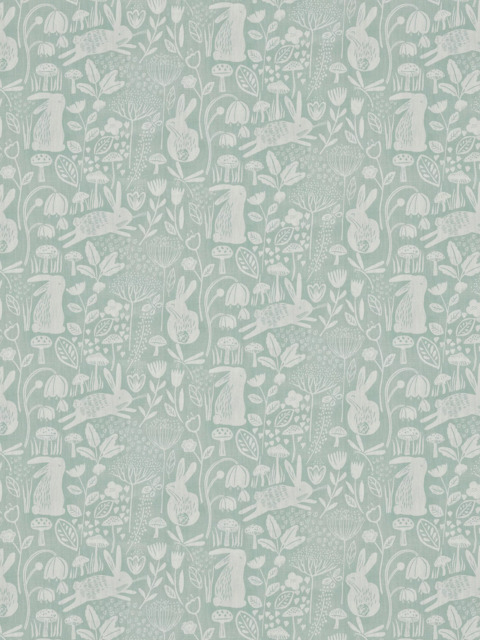 Harlequin Into The Meadow Made to Measure Curtains or Roman Blind, Duck Egg - image 1