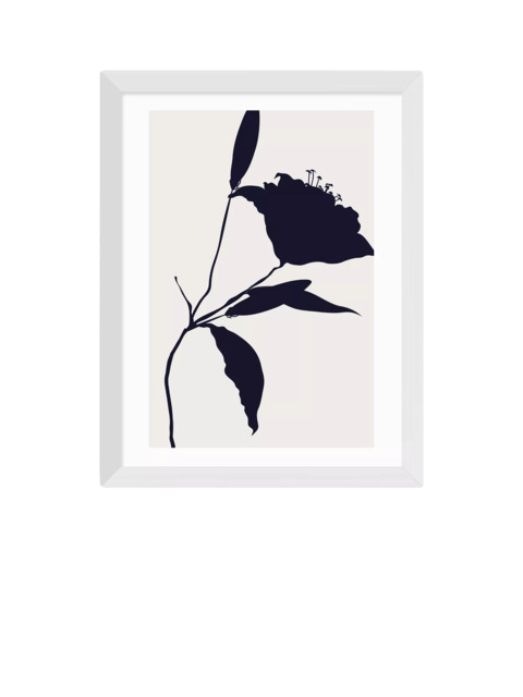 EAST END PRINTS Kubistika 'Nero I' Framed Print