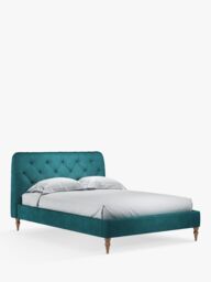 John Lewis Button Back Upholstered Bed Frame, Double - thumbnail 2