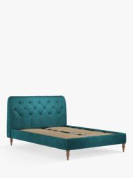 John Lewis Button Back Upholstered Bed Frame, Double - thumbnail 1