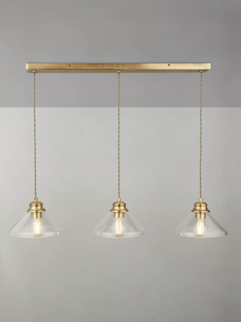 John Lewis Tula 3 Arm Over Diner Bar Ceiling Light - image 1