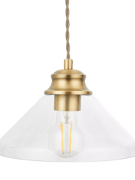 John Lewis Tula 3 Arm Over Diner Bar Ceiling Light - thumbnail 3