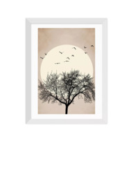 EAST END PRINTS Kubistika 'Dreamers' Framed Print